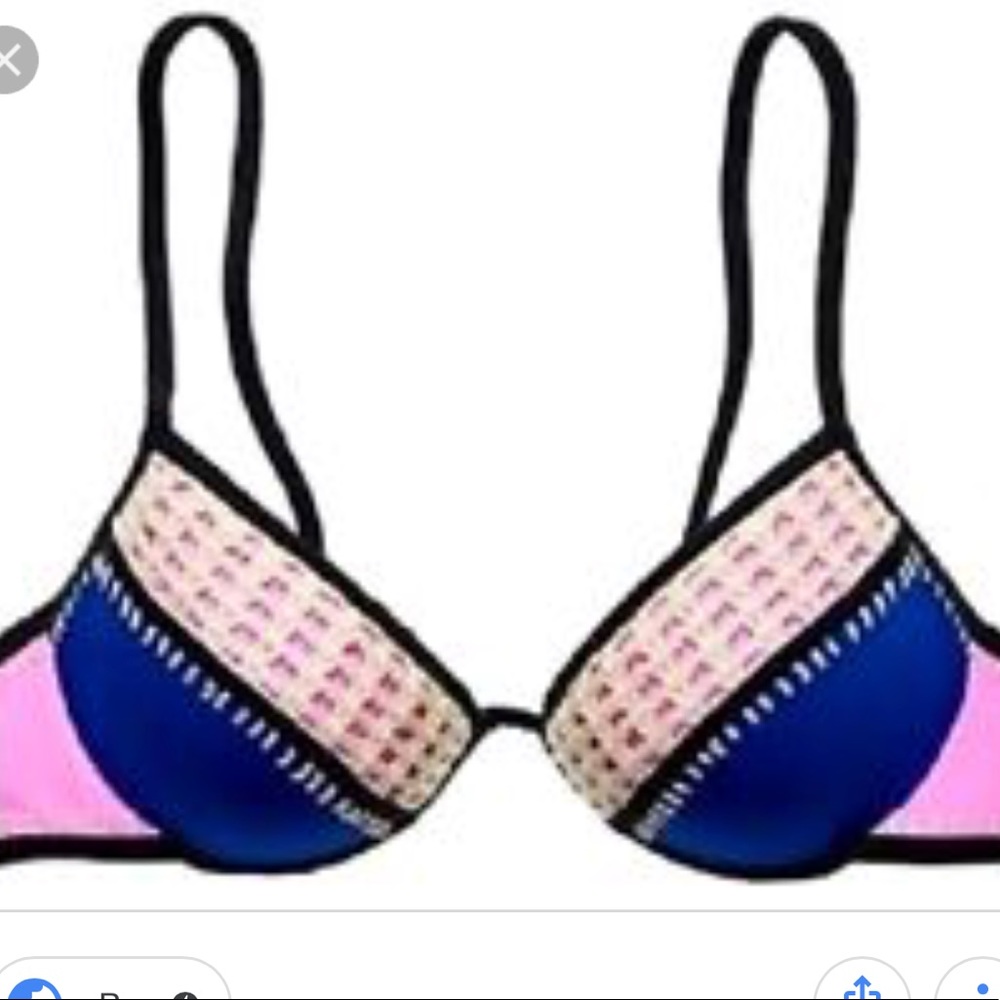 Victoria Secret blue/ purple crochet bikini!